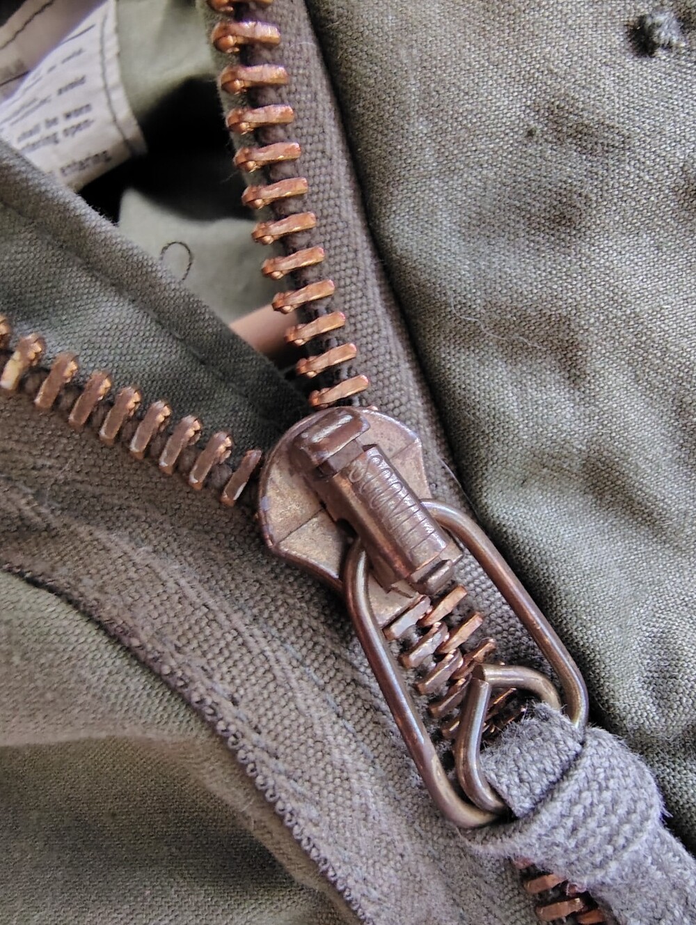 Vintage Military M65 Field Jacket 1978 Size Medium Regular Olive Green - Picture 5 of 5